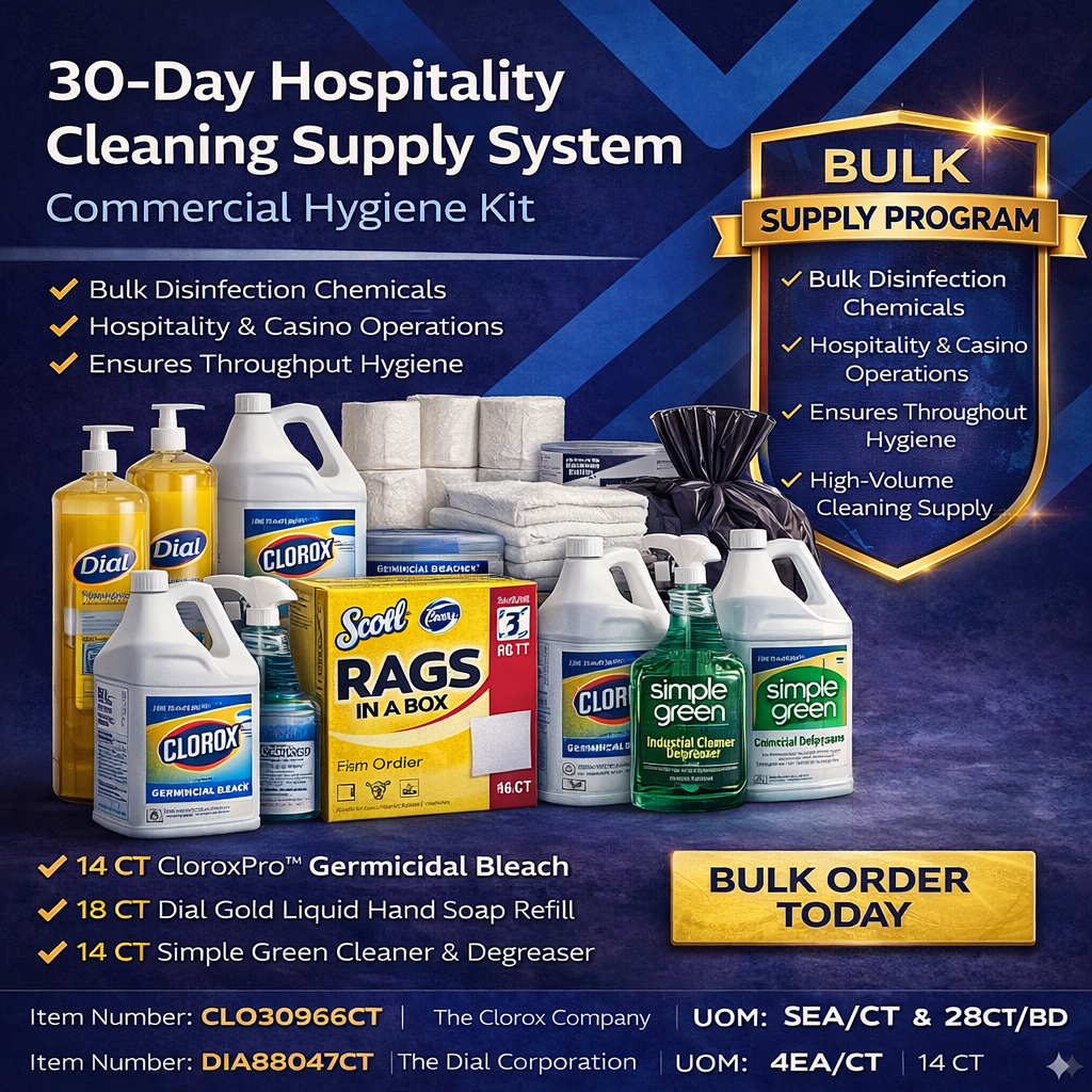 Hospitality Operational Hygiene System | 30-Day Cleaning & Sanitation Program