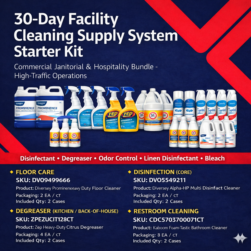 Facility Cleaning Operations Program – 30-Day Multi-Area Sanitation System