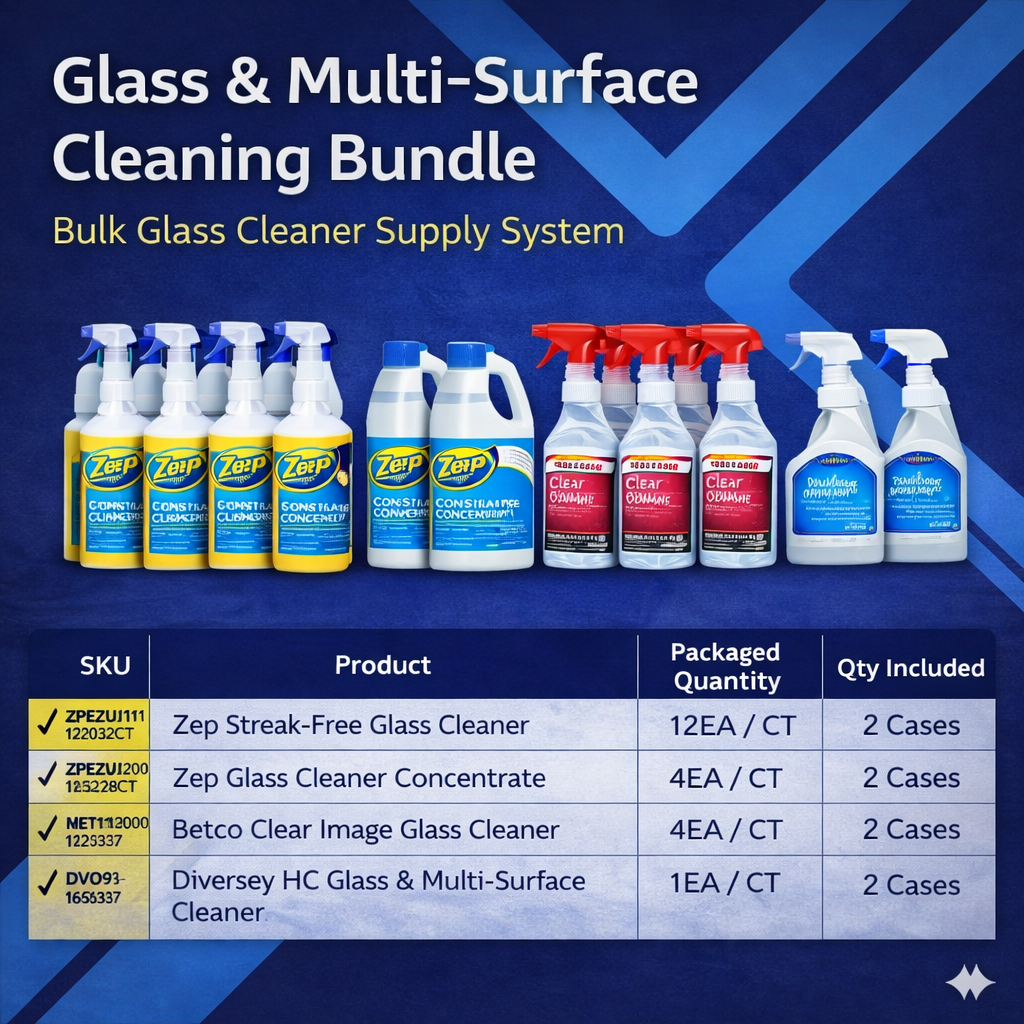 High-Volume Facility Glass Maintenance Program – 30-Day Operational Cleaning System
