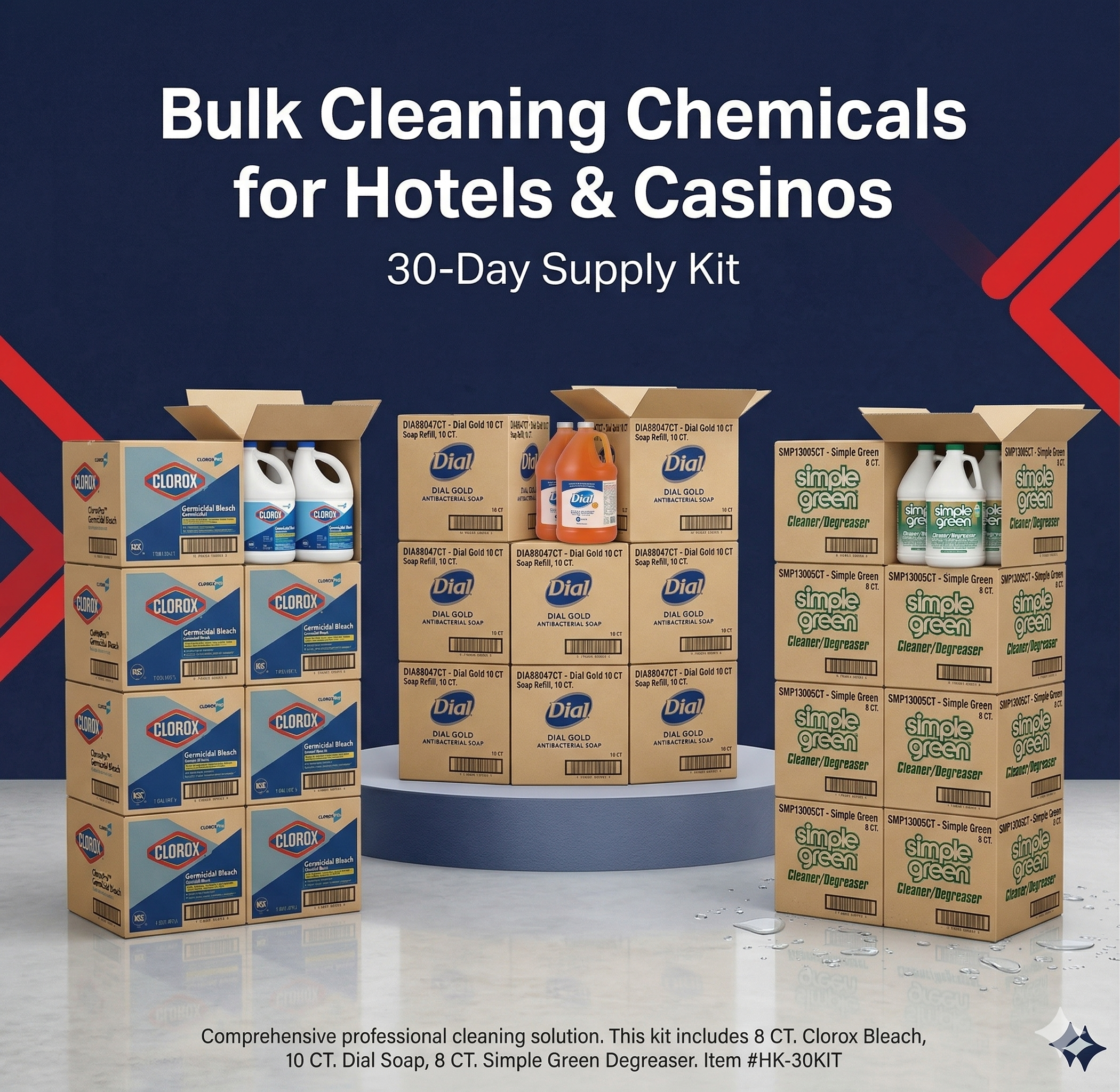 Hospitality Cleaning Chemical Operations System™ | 30-Day Facility Coverage