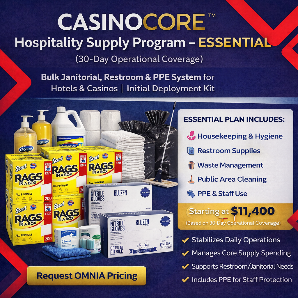 CASINOCORE™ Essential Hospitality Operations System | 30-Day Facility Deployment Program