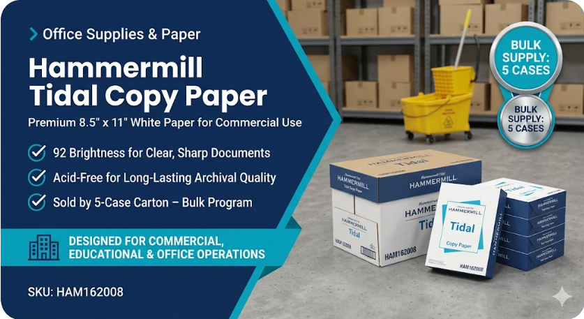 Workplace Copy Paper Supply System™ | Hammermill Tidal 5-Case Bulk Bundle