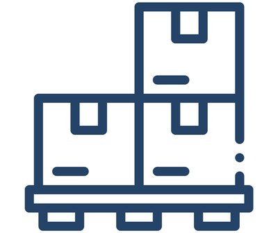Pallet boxes illustration